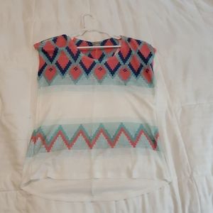 Cute multi colored top
